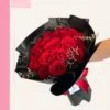 ramo premium de rosas rojas